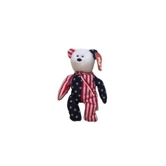 TY McDonald's Teenie Beanie - SPANGLE the‎ Bear - Picture 1 of 11